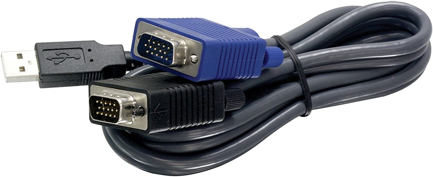 TK-CU06 TRENDnet 2-in-1 USB VGA KVM Cable (1.8M)